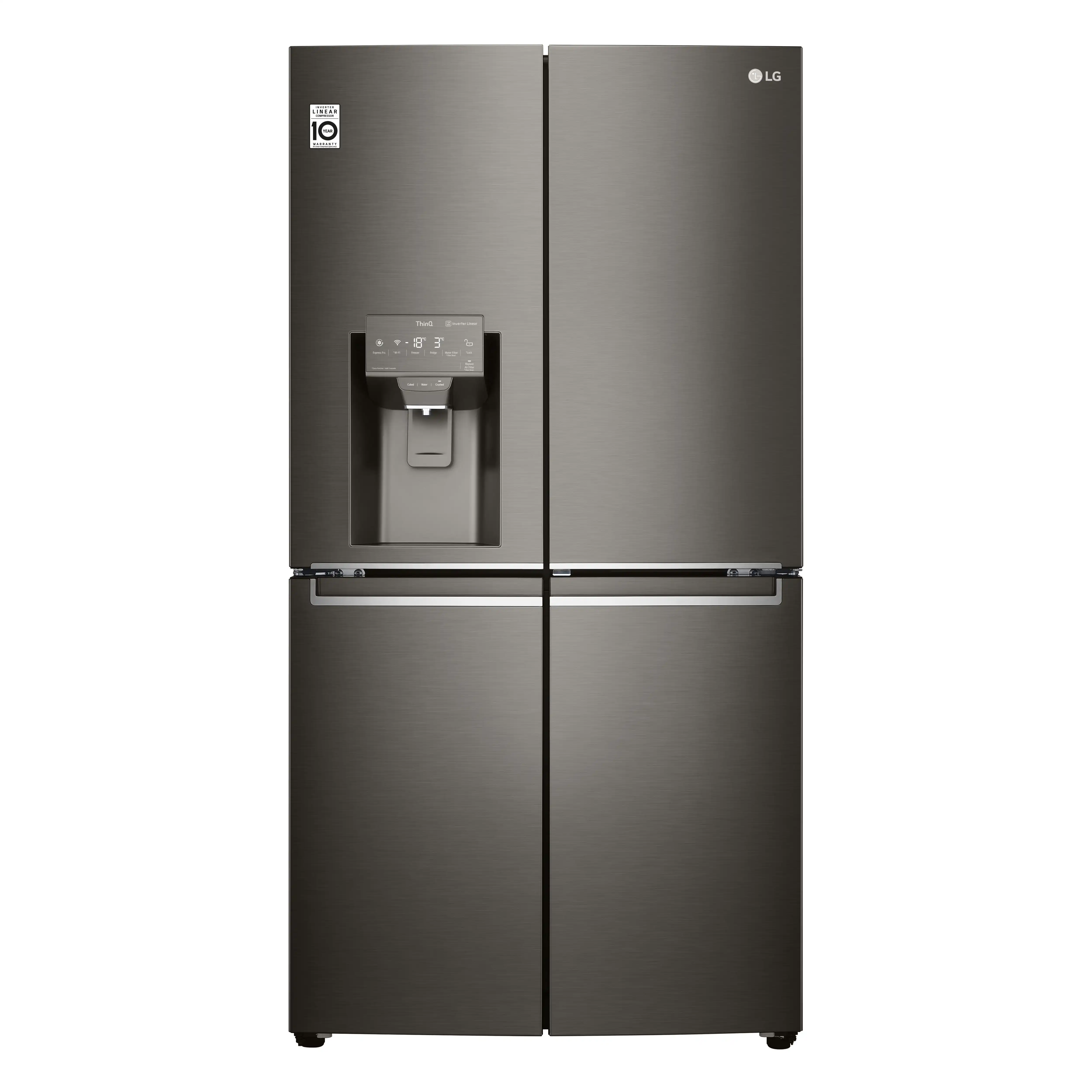 LG 637L French Door Frost Free Fridge with Ice Maker & Water Dispenser