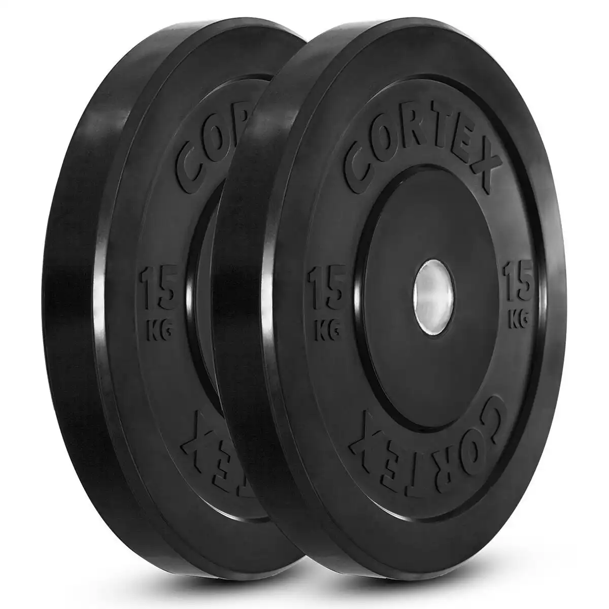 Cortex 15kg Black Series Bumper Plates