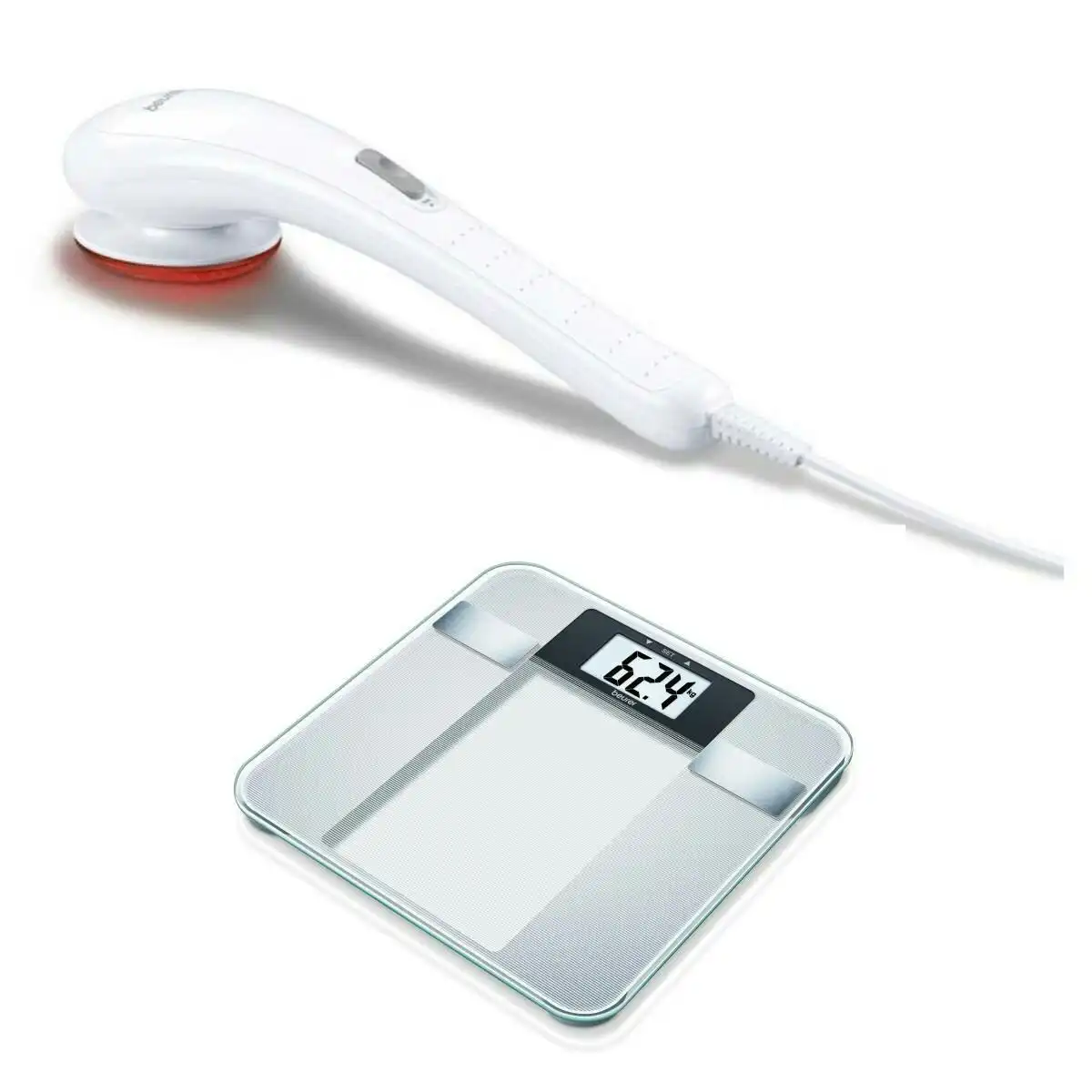 Beurer BG13 Digital Scale with MG21 Infrared Massager