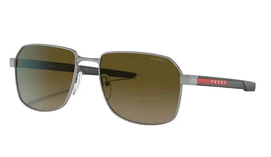 Mens Prada Linea Rossa Sunglasses Ps 54Ws Gunmetal Sunnies
