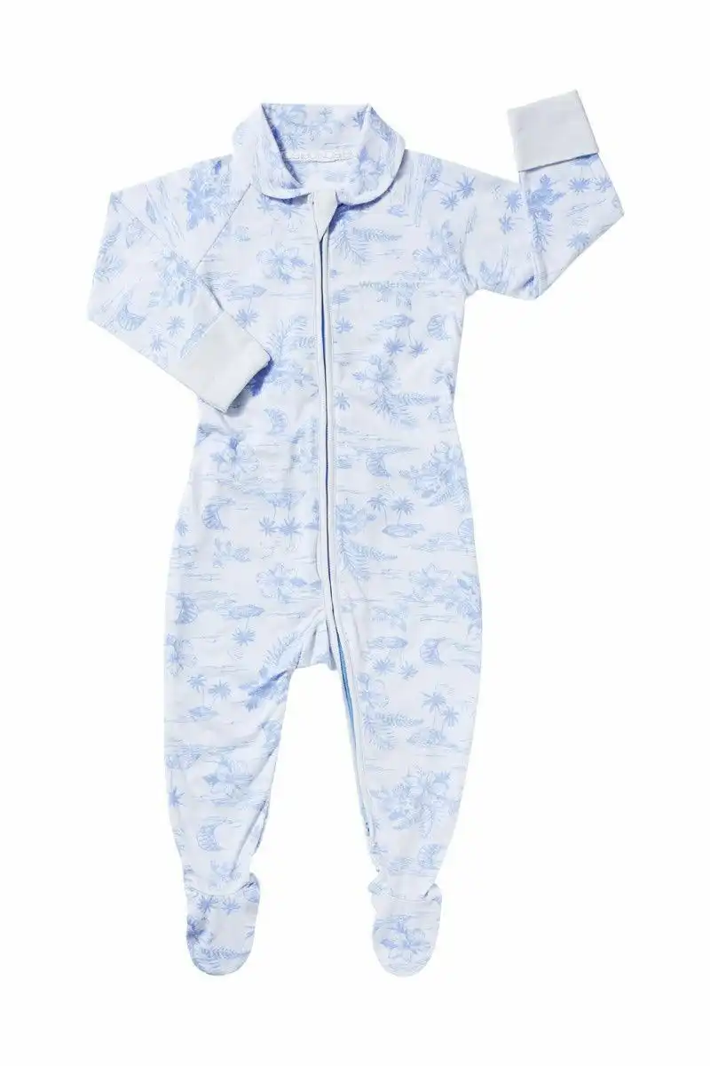 Bonds Baby Wondersuit Zippy Printed Floral Aloha State Icicle