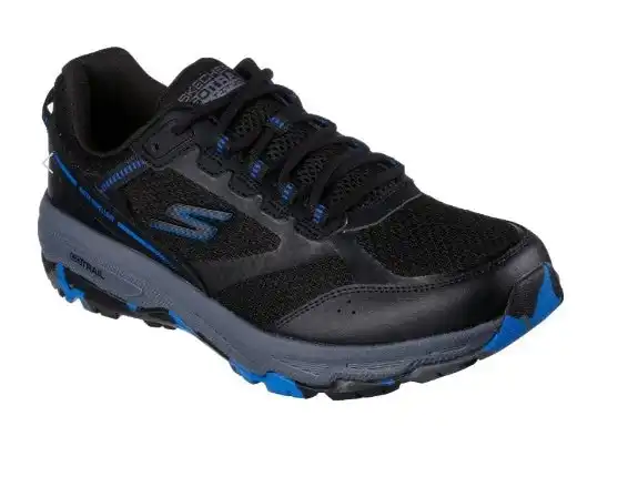 Mens Skechers Gorun Trail Altitude - Marble Rock Black/Blue Athletic Shoes