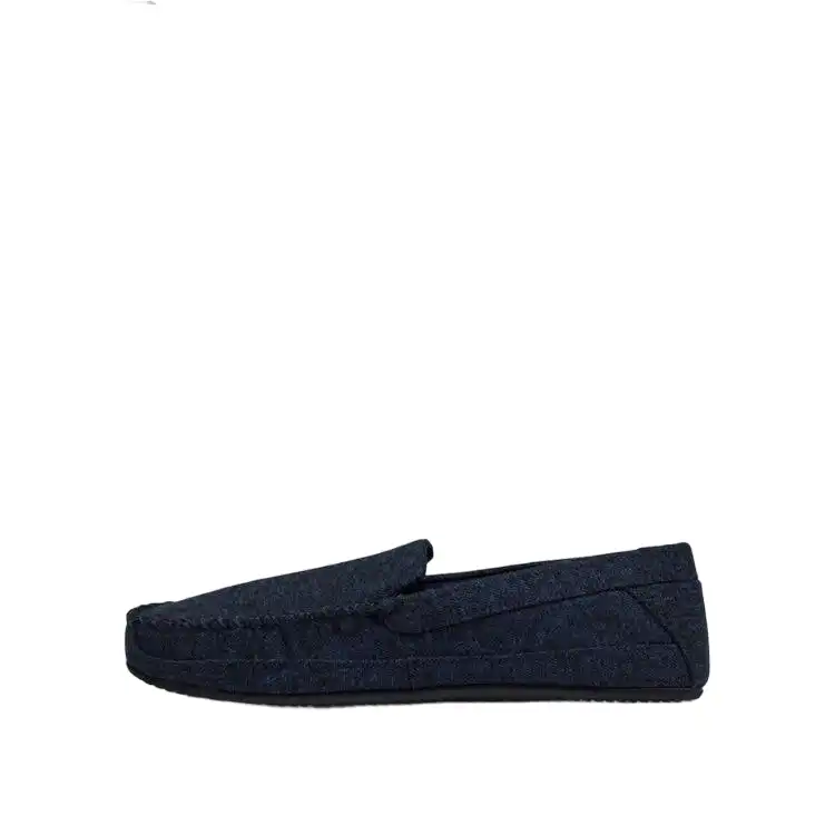 Grosby Colin Slippers Mens Casual Slip On Moccasins Navy Shoes