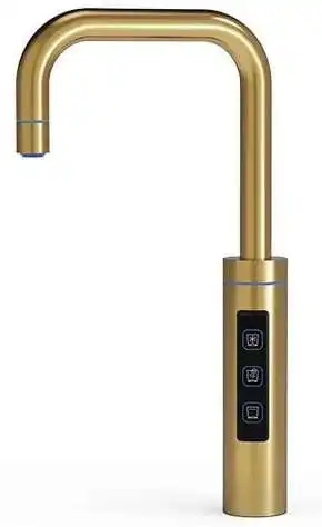 Puretec Sparkling, Chilled &amp; Filtered Water Smart Tap Brushed Gold SPARQ-S5-BG