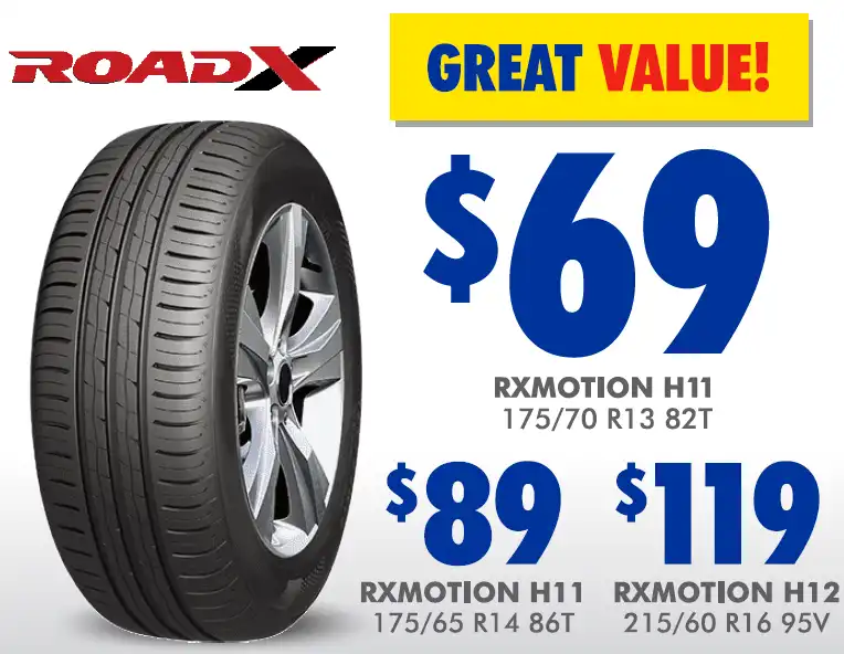 Tyre - RoadX Rxmotion H11 175/65 R14 86T