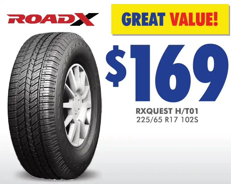Tyre - RoadX Rxquest H/T01 225/65 R17 102S