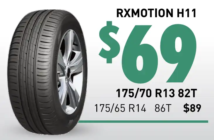 Tyre - RoadX Rxmotion H11 175/70 R13 82T