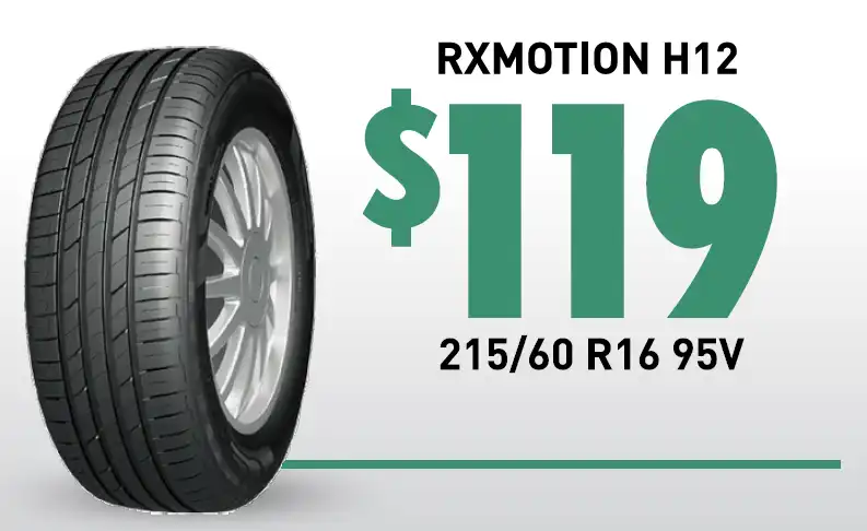 Tyre - RoadX Rxmotion H12 215/60 R16 95V