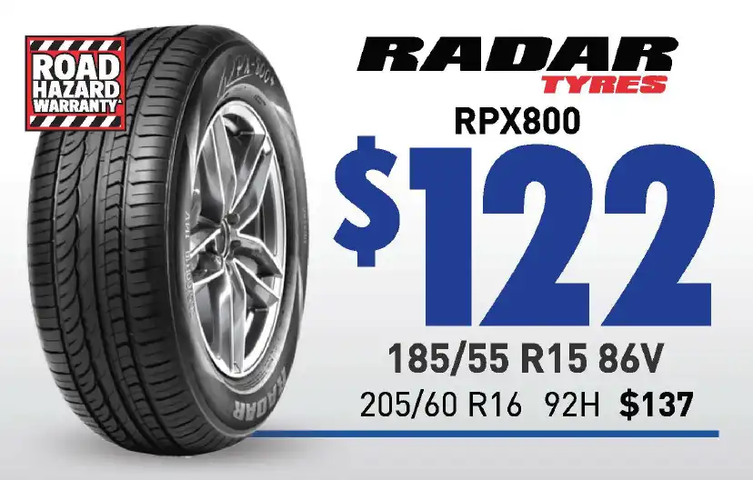 Tyre - Radar RPX800 205/60 R16 92H