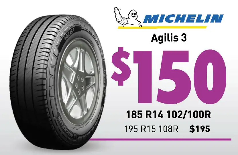 Tyre - Michelin Agilis 3 185 R14 102/100R