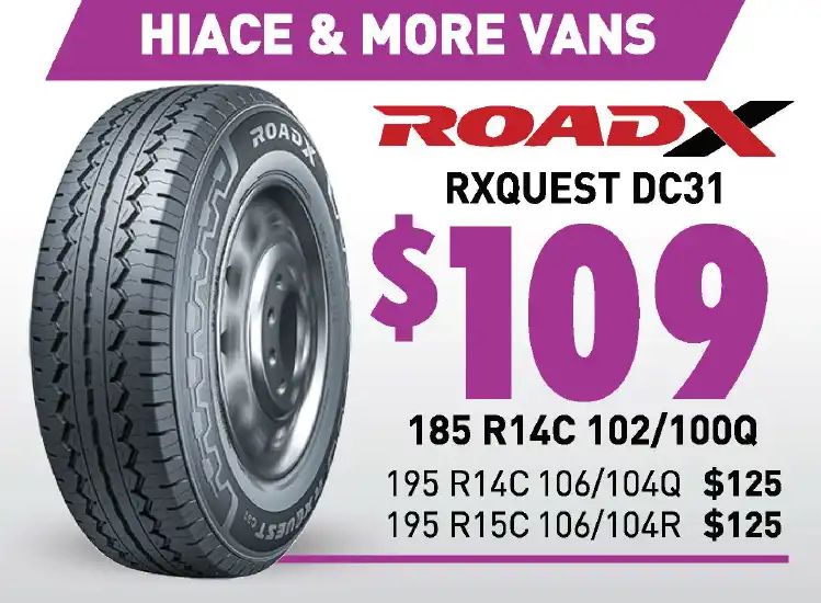 Tyre - RoadX Rxquest DC31 185 R14C 102/100Q