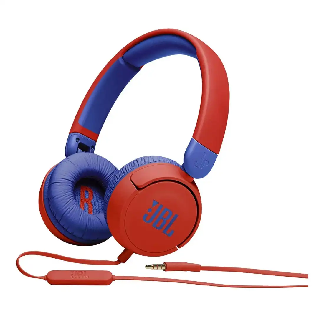 JBL JR310 Kids Wired On-Ear Headphones - Red/Blue