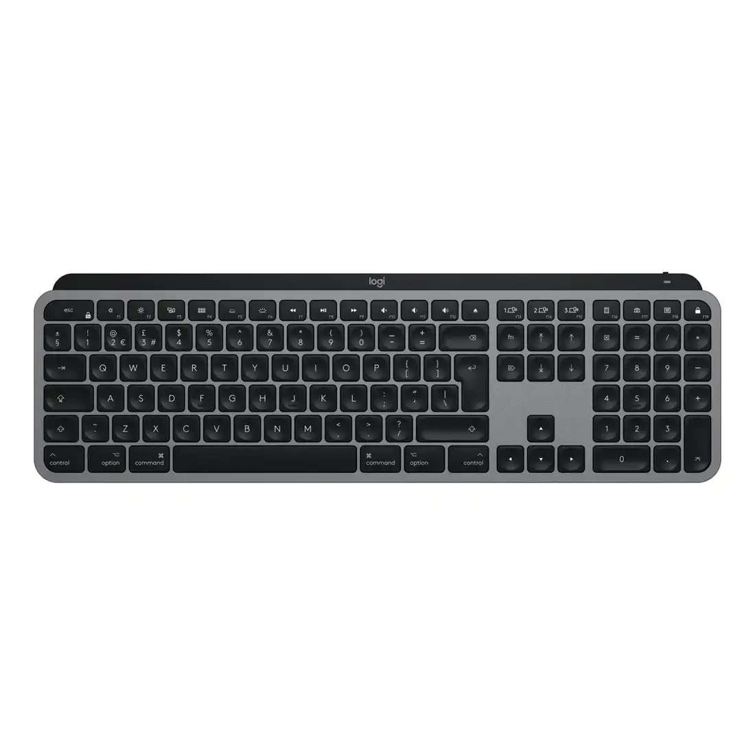 Logitech MX Keys Advanced Wireless Keyboard for Mac - Space Grey