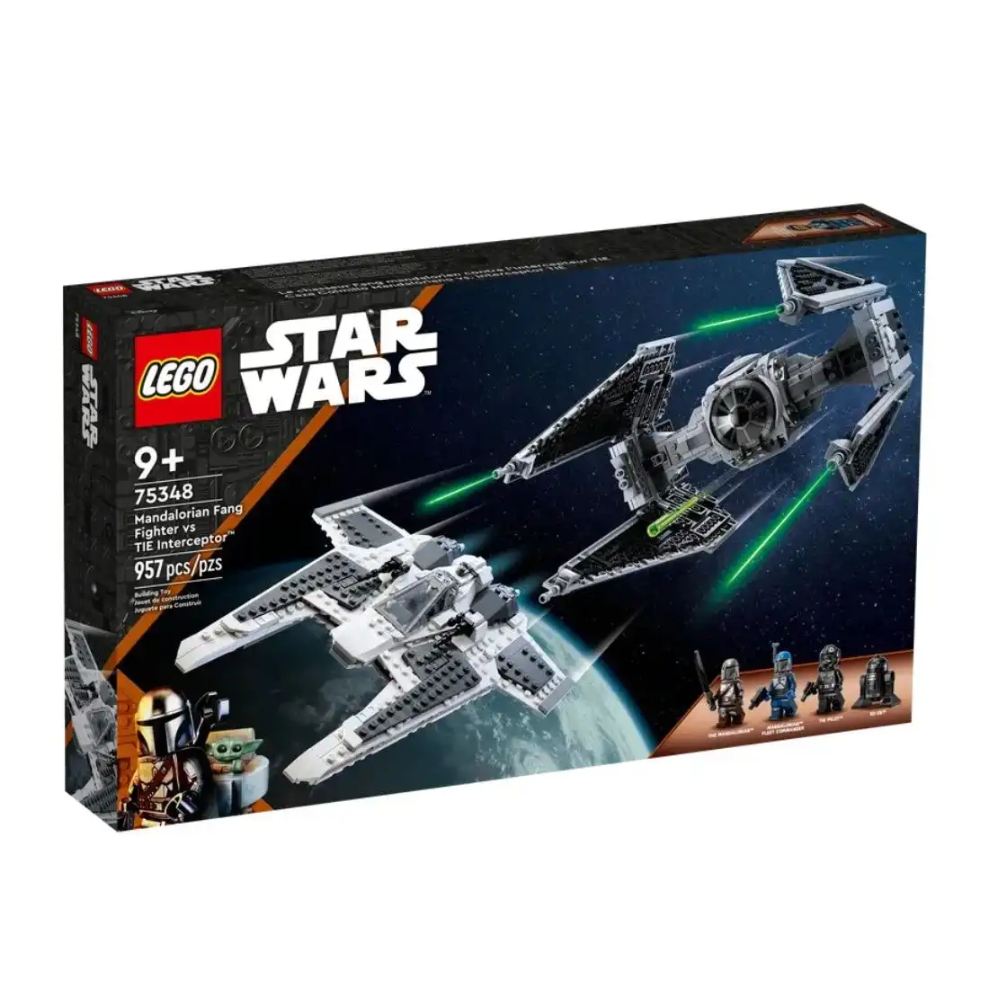 LEGO Star Wars Mandalorian Fang Fighter vs. TIE Interceptor (75348)