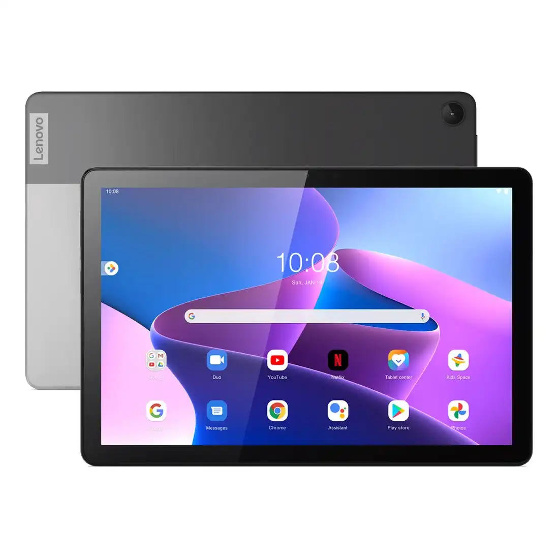 Lenovo Tab M10 3rd Gen Android Tablet (64GB/4GB, Wi-Fi, 10", ZAAE0002AU) - Storm Grey