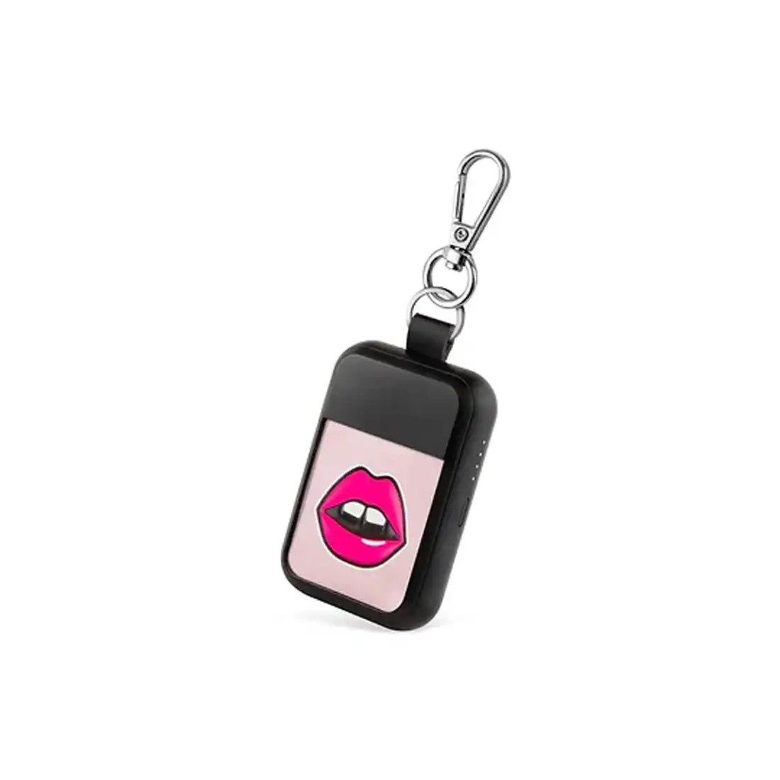 Wipop Keywi Two Wireless Keyring Charger Mini Power Bank - Lips Pink