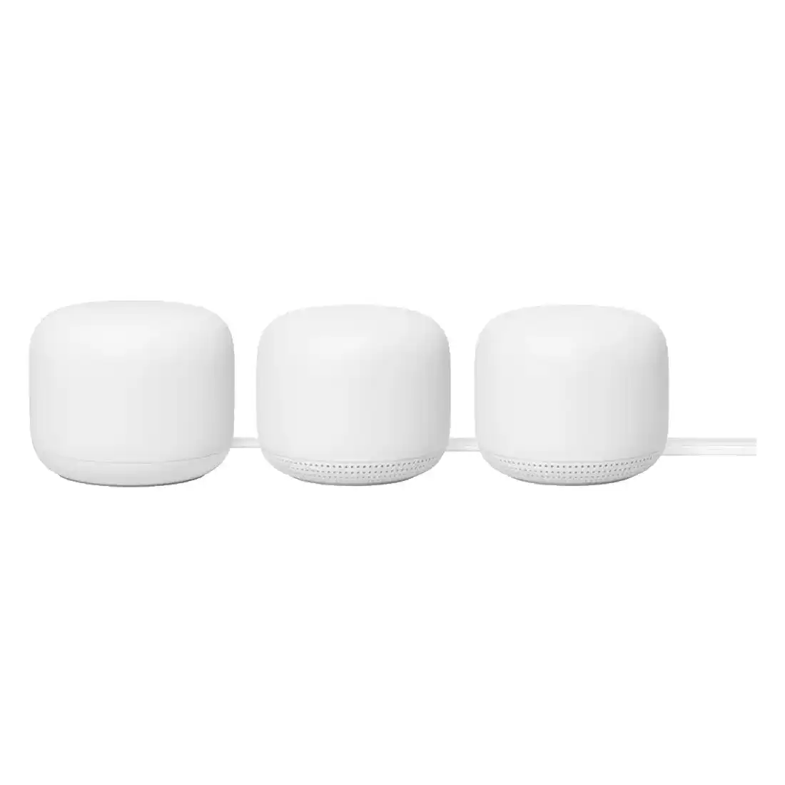 Google Nest WiFi Mesh Router 3 Pack GA00823 - 1 Base Unit and 2 Wifi Points Unit