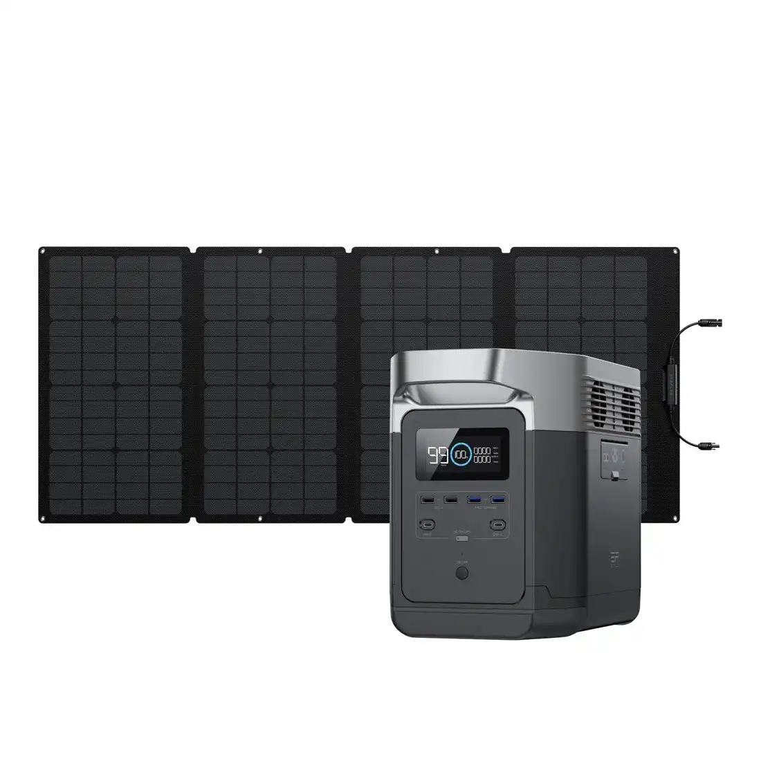 Ecoflow Delta Power Station with one 160W Solar Panel