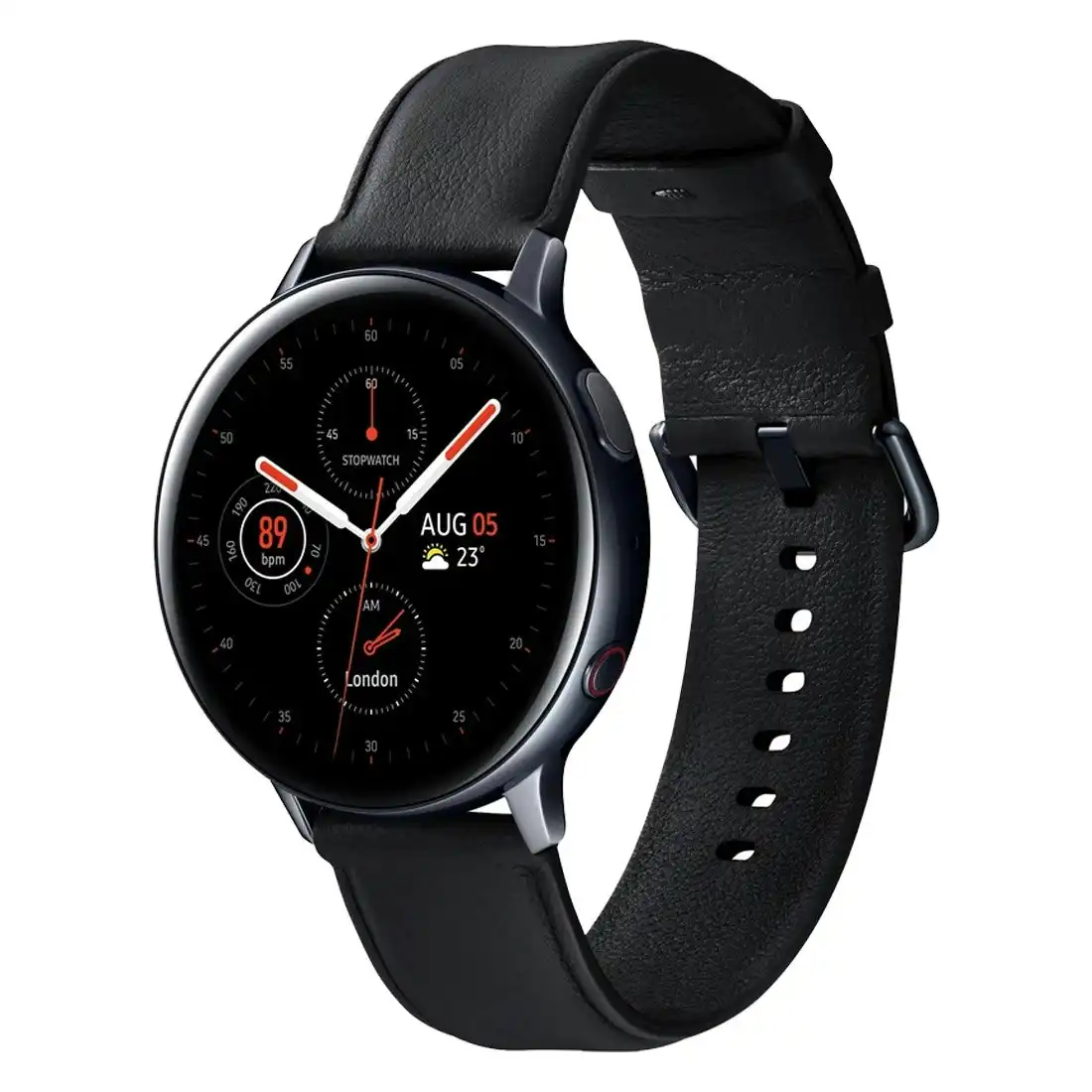 Samsung Galaxy Watch Active 2 44mm BT SM-R820X Stainless Steel - Black [Refurbished] - Excellent