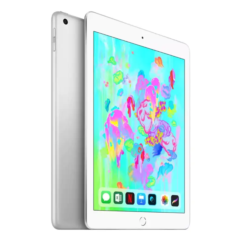Apple iPad (Gen 6th,  9.7'') WiFi + Cellular 128GB Silver [Refurbished] - Excellent
