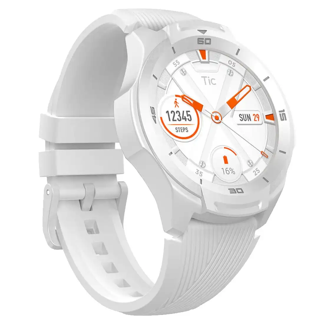 TicWatch S2 Smart Watch (GPS, Wear OS by Google) - White