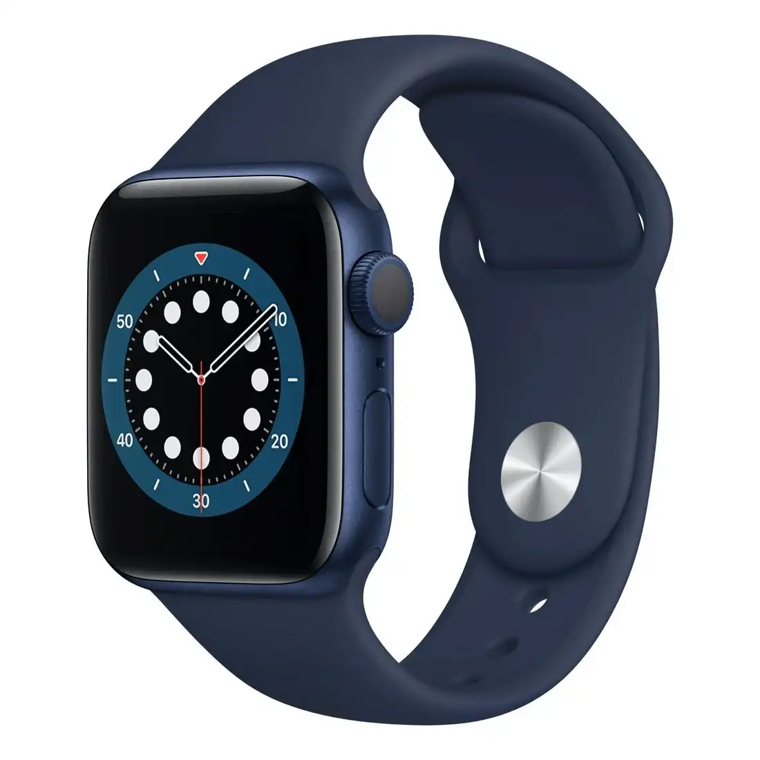 Apple Watch Series 6 40mm Blue Aluminium Case w/ Navy Sport Band GPS MG143X/A