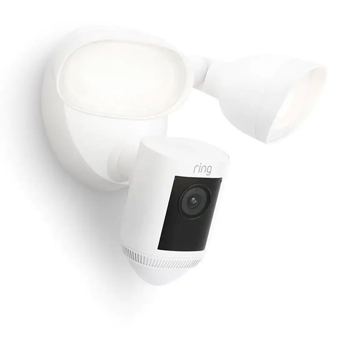 Ring Floodlight Cam Wired Pro with 3D Motion Detection - White