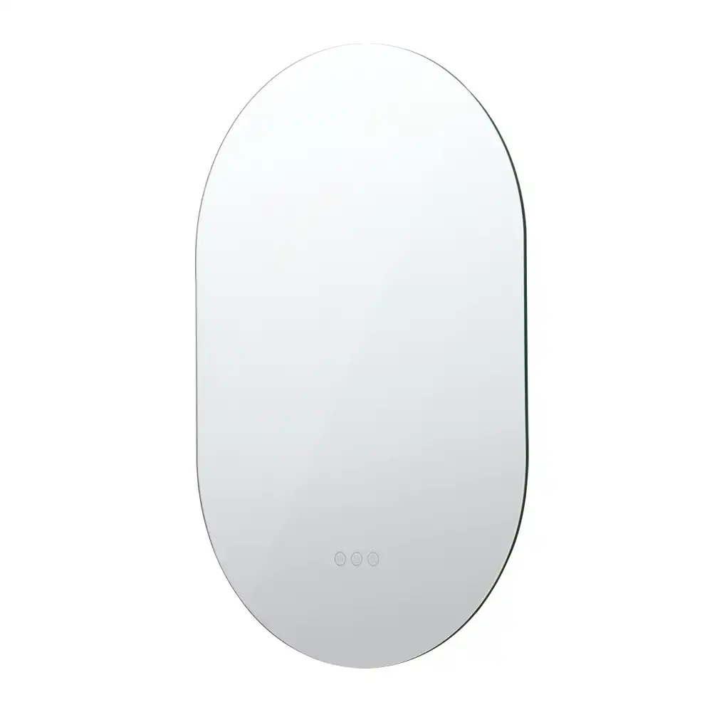 Simplus LED Wall Mirror Bathroom Oval Vanity Mirrors Light Dimmable Anti-Fog