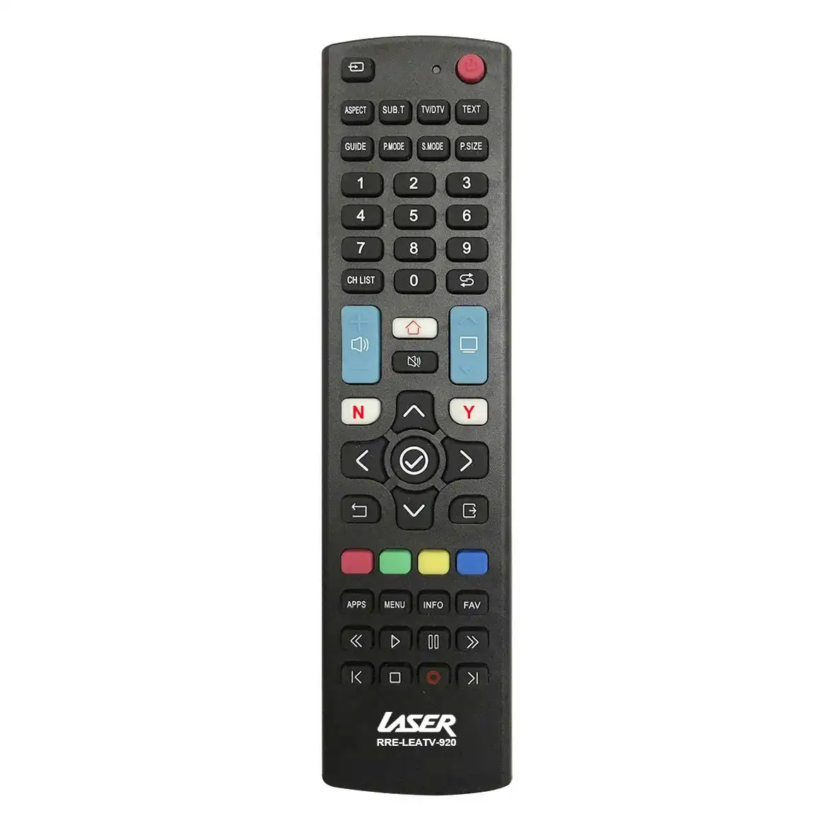 Laser Universal TV Remote Pre-Coded & Learning Mode for All Brands