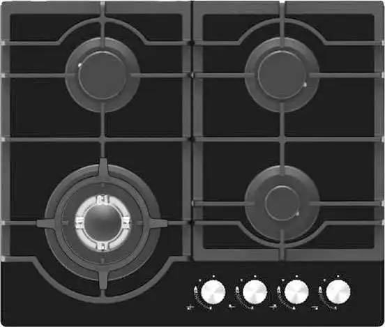 Casa 60cm Gas on Glass Cooktop GHB60CA