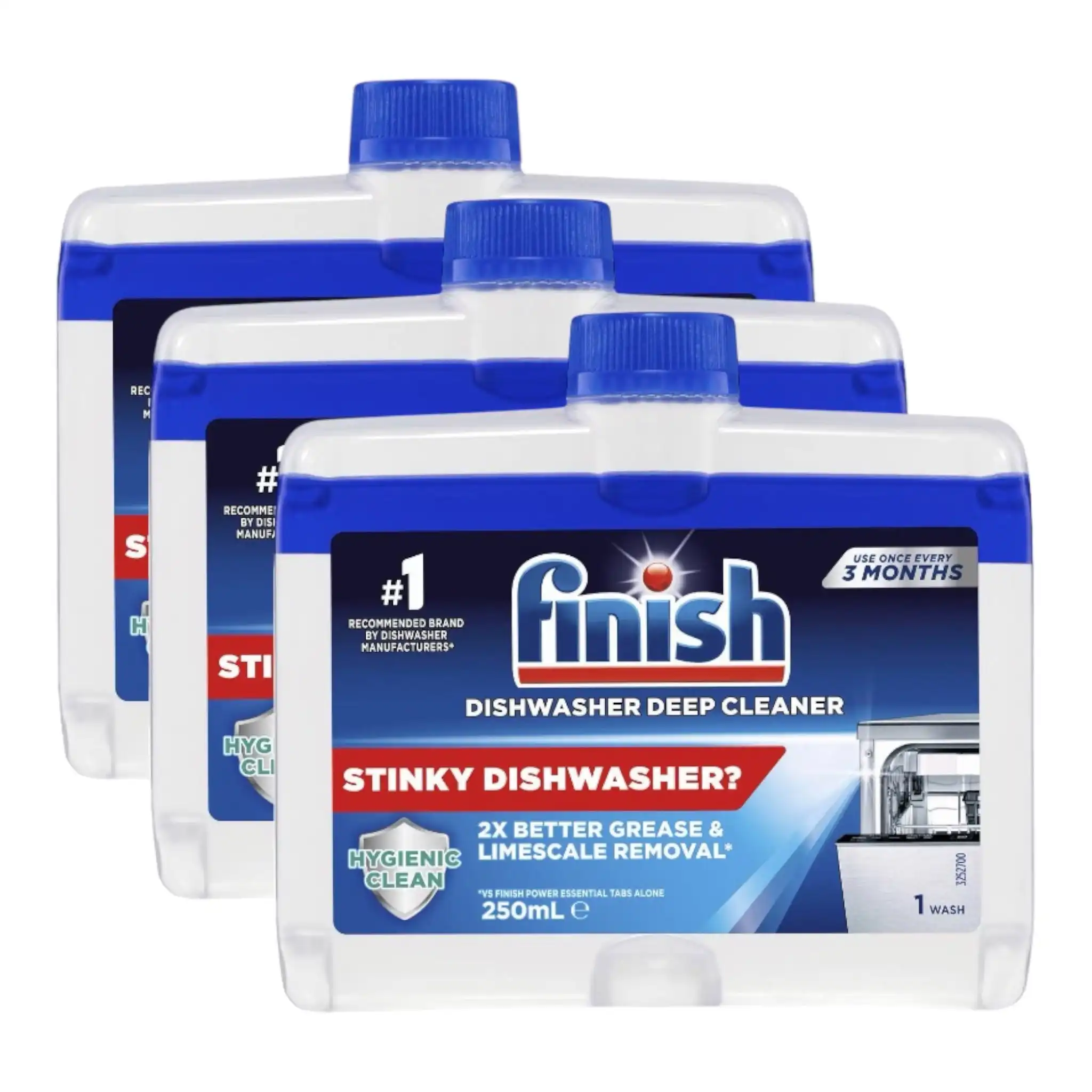 Copy of 3 Pack Finish Dishwasher Deep Cleaner Original Liquid 250ml