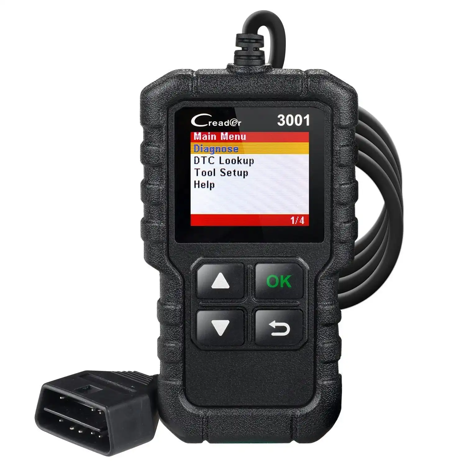 Launch Creader 3001 OBD2 Scanner Automotive Car Diagnostic Tool Check Engine Light O2 Sensor Systems OBD Code Readers Scan Tools
