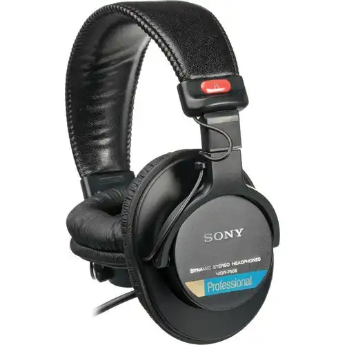 Sony MDR-7506 Professional Headphones Closed Swiveling Earcups