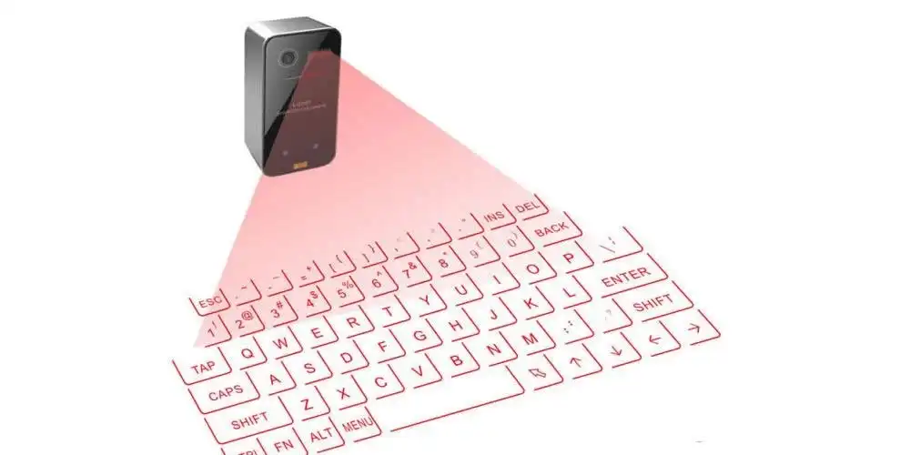 AGS Laser Projection Bluetooth Virtual Keyboard & Mouse for iPhone, Ipad, Smartphone and Tablets