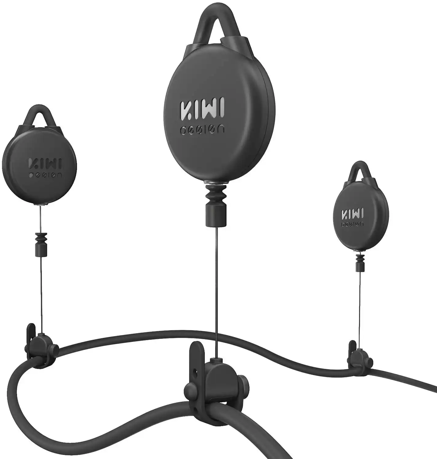 [Pro Version] KIWI design VR Cable Management, 6 Packs Retractable Ceiling Pulley System for HTC Vive/Vive Pro/Oculus Rift/Rift S/Link Cable for Oculu