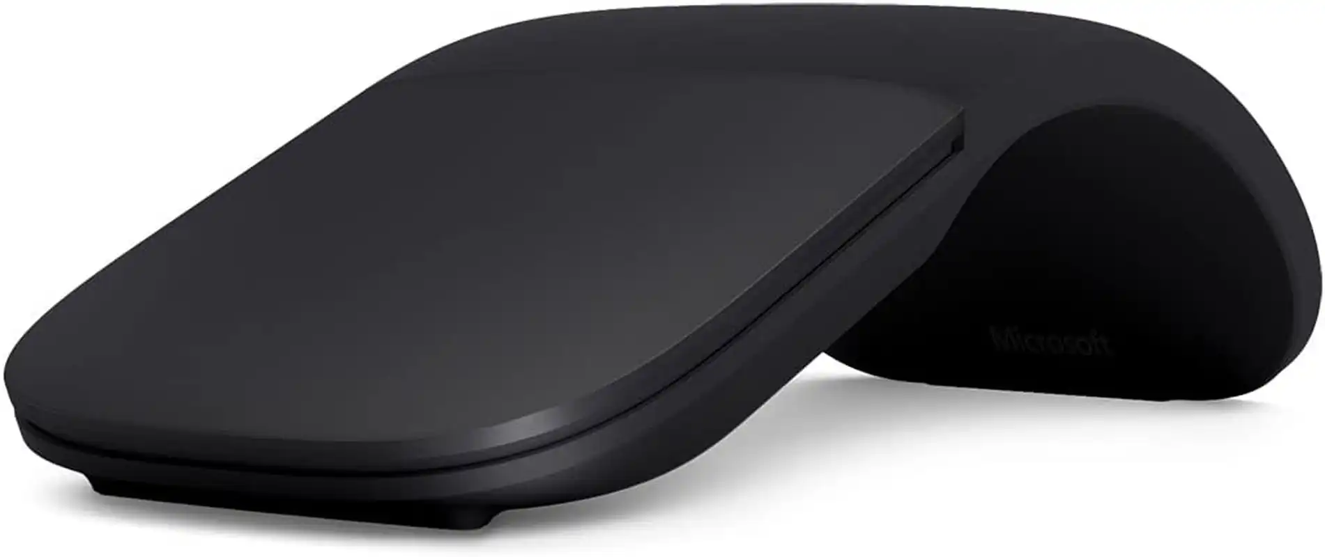 Microsoft Arc Mouse - Black. Sleek,Ergonomic Design, Ultra Slim and Lightweight, Bluetooth Mouse for Pc/Laptop,Desktop Works with Windows/Mac Computers