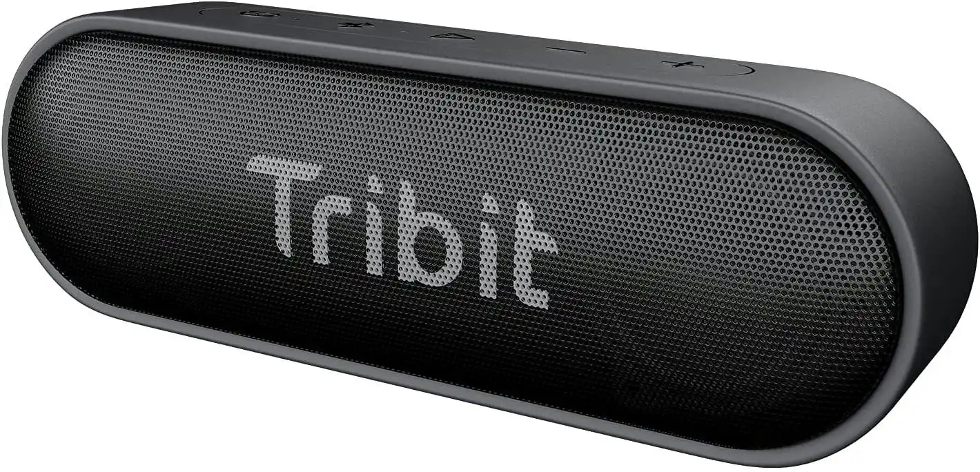 Tribit XSound Go Speaker Bluetooth Speaker with 16W Loud Sound & Deeper Bass, 24H Playtime, IPX7 Waterproof, Bluetooth 5.0 TWS Pairing Portable Wirele