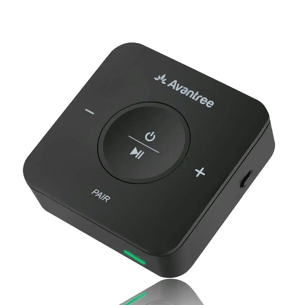 Avantree TC417 aptX Low Latency Bluetooth Transmitter Receiver Support Optical Digital Toslink, Volume Control for 3.5mm AUX