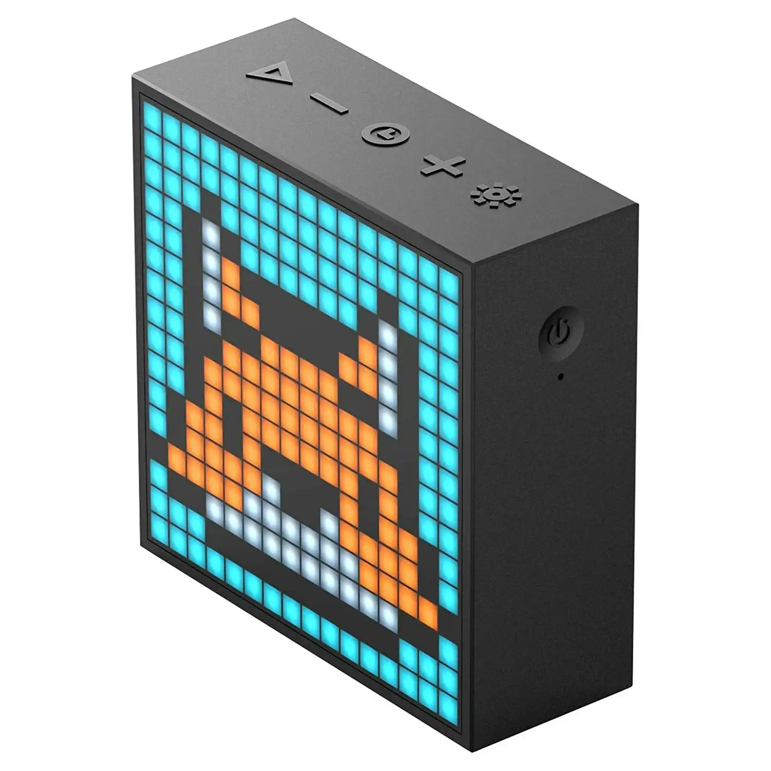 Divoom Timebox Evo Portable Bluetooth Pixel Art Speaker with 256 Programmable LED Panel 3.9 x 1.5 x 3.9 inches