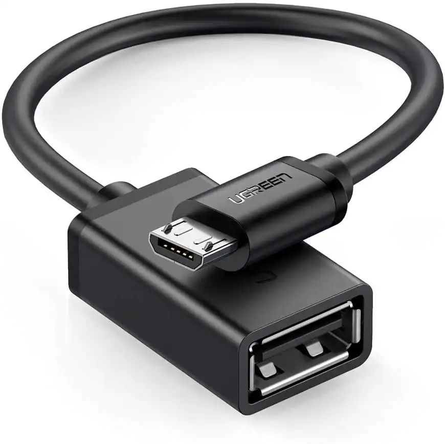 UGreen Micro USB 2.0 OTG Cable On The Go Adapter Male Micro USB to Female USB for Samsung S7 S6 Edge S4 S3, LG G4, DJI Spark Mavic Remote Controller,