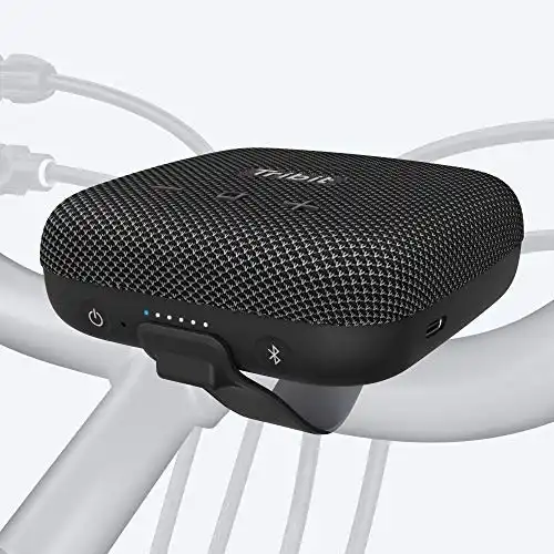 Tribit StormBox Micro Bluetooth Speaker, IP67 Waterproof & Dustproof Portable Outdoor Speaker, Bike Speakers with Powerful Loud Sound, Advanced TI Amp