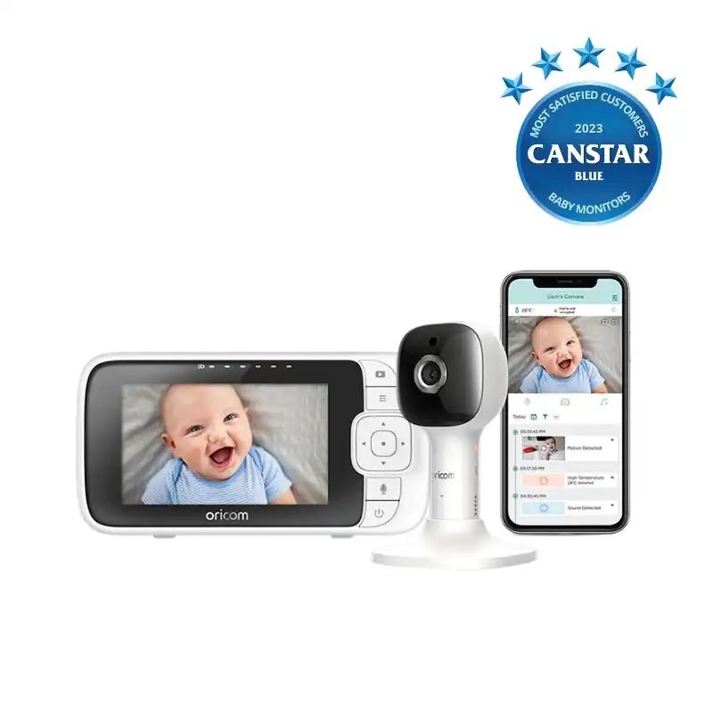 Oricom OBH430 4.3&rdquo; Smart HD Nursery Pal Baby Video Monitor