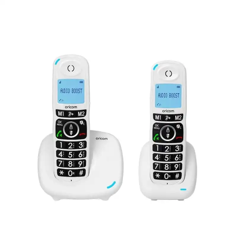 Oricom CARE620 DECT Cordless Amplified Phone Pack with Instant Call Blocking and CARE620HS Additional Handset (CARE620-2)