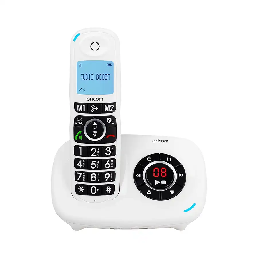 Oricom CARE820 DECT Cordless Amplified Phone with Answering Machine