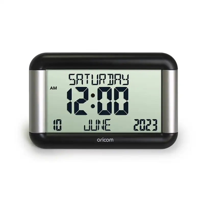 Oricom VISO8 Digital Clock with 7.5&Prime; LCD Display