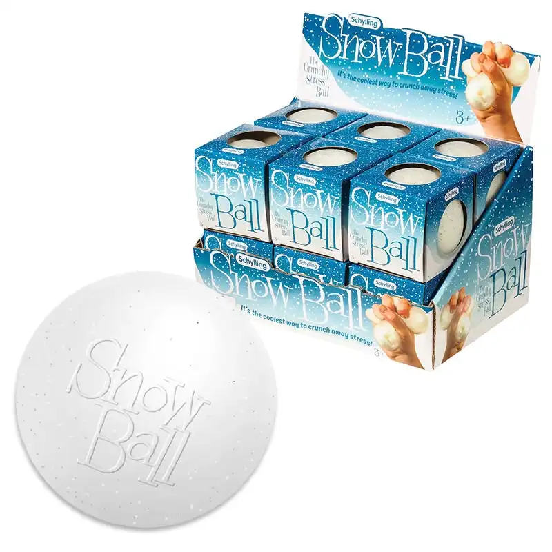 Schylling - Snow Ball Crunch Stress Ball