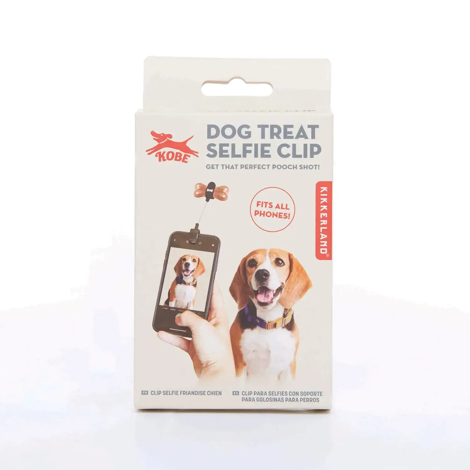 Kobe Dog Treat Selfie Clip