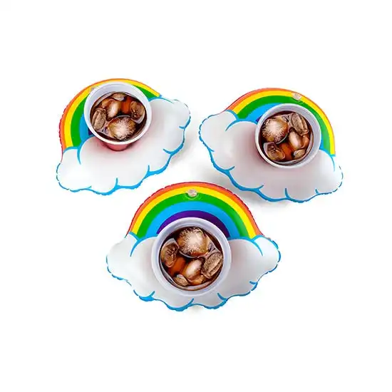 Bigmouth Pool Party Beverage Boats (Rainbows)
