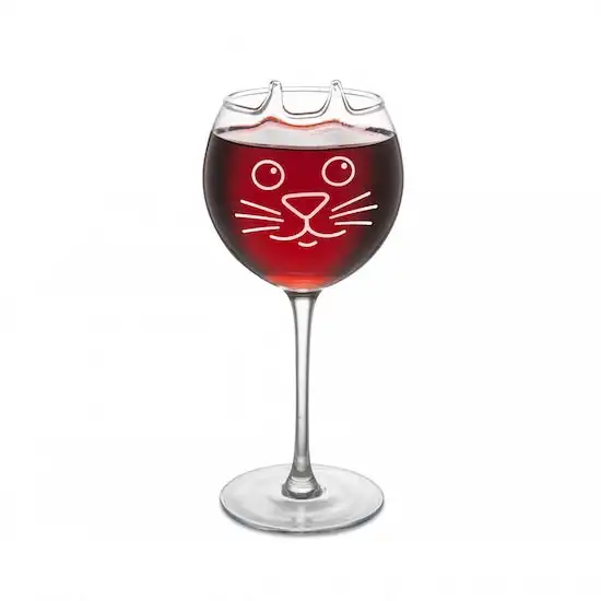 Bigmouth The Purrfect Wine Glass