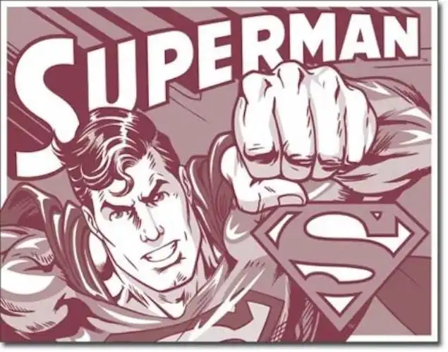 Superman Retro Tin Sign
